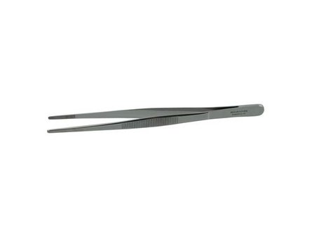 Forceps, straight, blunt, 160 mm