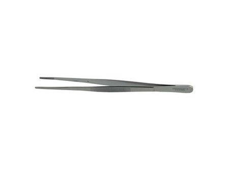 Forceps, straight, blunt, 200 mm