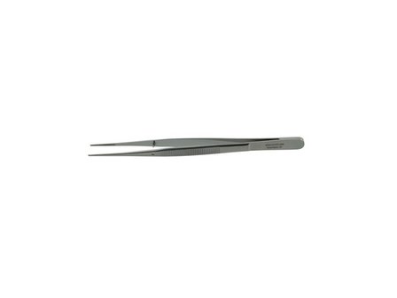 Forceps, straight, fine tip, 145 mm