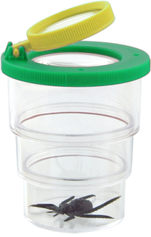Three section bug viewer, retractable