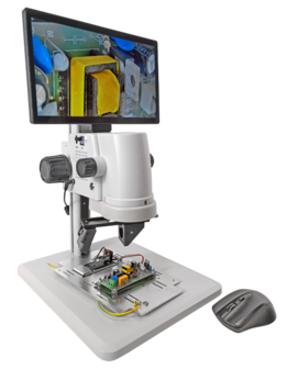 Smartscope inspection system with screen