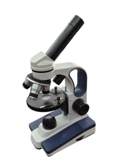 Microscoop BMS 037 LED oplaadbaar, ronde objecttafel