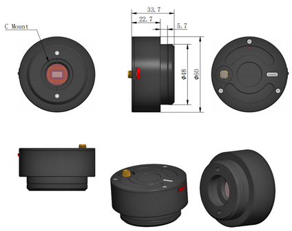 BMS WiFi 2MP USB 2.0 CMOS Cameraset