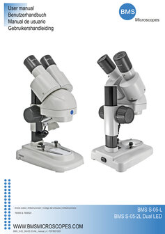 User manual BMS mini stereo microscopes