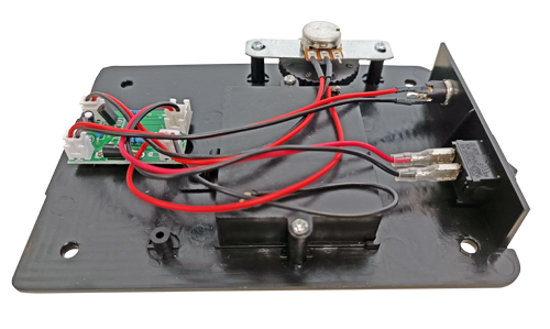 Bodemplaat BMS 036 met bedrading en elektronica