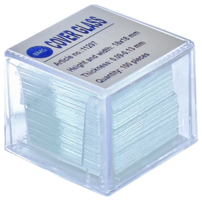 Helderwit BMS dekglaasjes 18 x 18 mm, 100 stuks, 0,09 - 0,13 mm