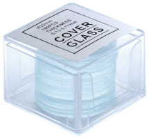 Helderwit BMS dekglaasjes rond Ø 22 mm, 100 stuks, 0.13 - 0.17 mm