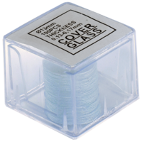 Helderwit BMS dekglaasjes rond Ø 13 mm, 100 stuks, 0.13 - 0.17 mm