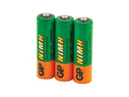 Aufladbare Batterie AA, 3 Stück
