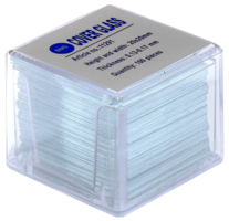  Helderwit BMS dekglaasjes 20 x 20 mm, 100 stuks, 0,13 - 0,17 mm